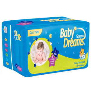 Baby Dreams Diapers Size 5 12-20Kg 32 Pieces