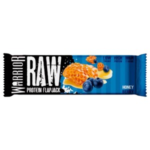 Warrior Raw Protein Bar Flapjack Honey Berry 75G
