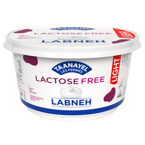 Taanayel Labneh Lactose Free Light 400G