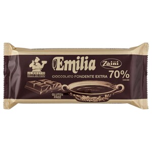 Zaini Emilia Chocolate Fondente Extra 70% 200G