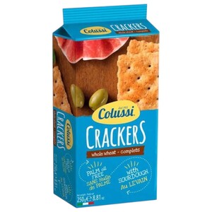 Colussi Crackers Whole Wheat Integral 250G