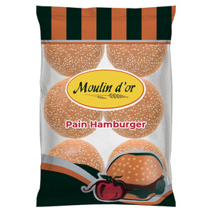 Moulin D'or Pain Hamburger 450G