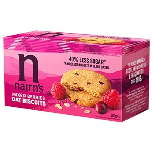 Nairn's Oat Biscuits Mixed Berries 200G