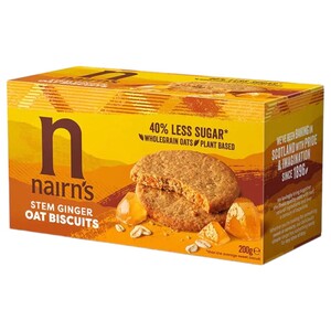 Nairn's Stem Ginger Oat Biscuits 200G