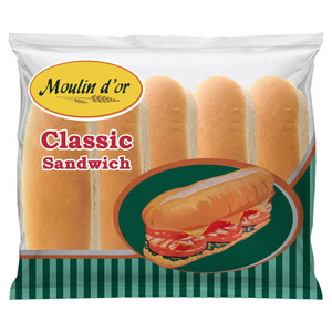 Moulin D'or Pain Francais Grand 5Pcs