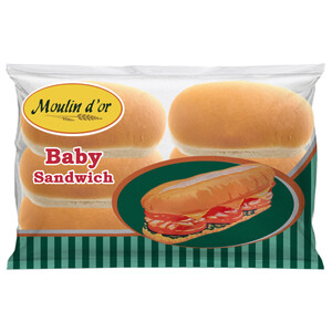 Moulin D'or Pain Francais Petit 6Pcs