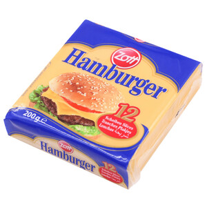 Zott Hamburger 12 Slices Cheese 200G