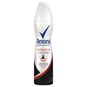 Rexona Deodorant Spray Antibacterial + Invisible 150Ml
