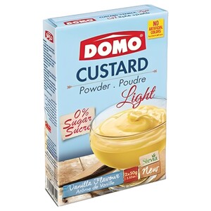 Domo Custard Powder Vanilla Light 100G