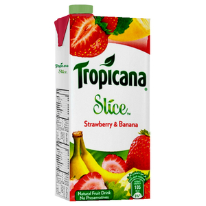 Tropicana Slice Juice Strawberry & Banana 1L