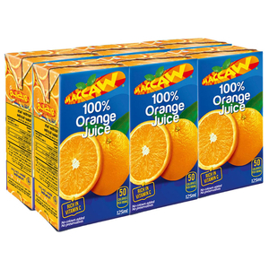 Maccaw Juice Orange 125Ml X6