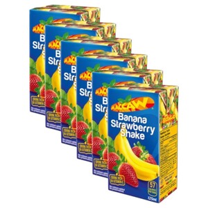 Maccaw Juice Banana Strawberry 125Ml X6