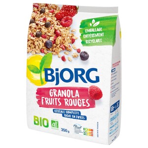 Bjorg Granola Cereales Fruits Rouges 350G