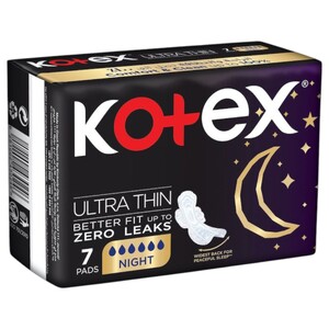 Kotex Pads Ultra Thin Night 7 Pieces