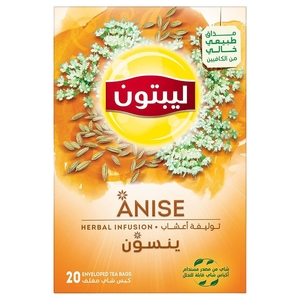 Lipton Anise Herbal Infusion 20 Teabags 30G