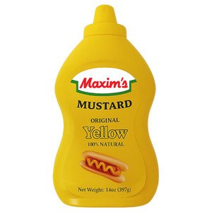 Maxim's Mustard Original Yellow 100% Natural 397G