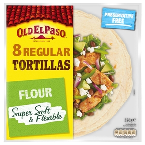 Old El Paso Soft Flour Tortillas 326G