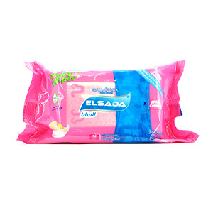 Elsada Baby Wipes With Cream 72Pcs