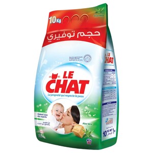 Le Chat Powder Laundry Detergent Aloe Vera 10Kg