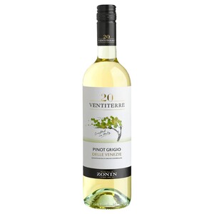 Zonin White Wine Pinot Grigio 750Ml