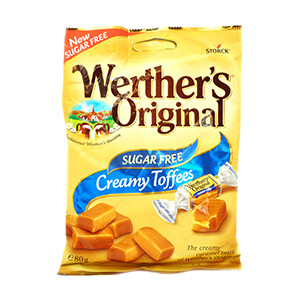 Werthers Creamy Toffees Sugar Free 80G