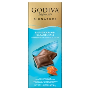 Godiva Tablet Milk Chocolate Salted Caramel 90G