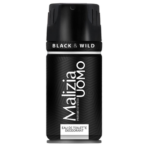 Malizia Uomo Deodorant Black & Wild 150Ml