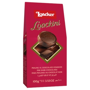 Loacker Loackini Fine Dark Chocolates 100G