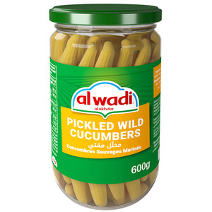 Al Wadi Al Akhdar Pickled Wild Cucumbers 600G