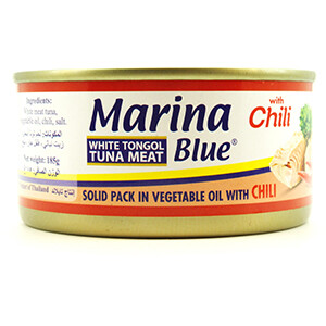 Marina Blue White Tuna In Oil With Chili 185G