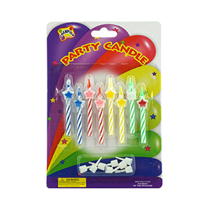 Champion Party Candle Spiral 4 Pieces