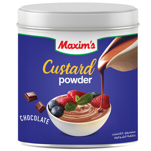 Maxim's Custard Powder Chocolate Tin 300G