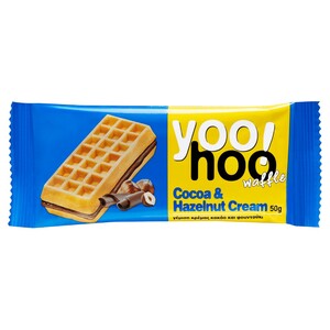 Yoohoo Waffle Cocoa & Hazelnut Cream 50G
