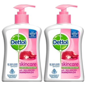 Dettol Hand Wash Skincare 250Ml X 2 -25% Off