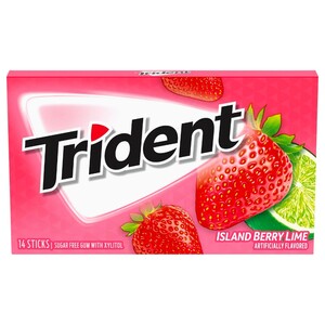 Trident Gum Island Berry Lime 14 Pieces 26.6G