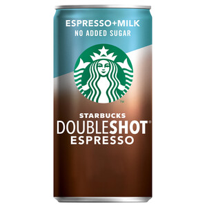 Starbucks Iced Coffee Double Espresso No Added Sugar 200Ml