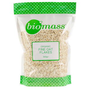 Biomass Fine Oat Flakes Organic 300G