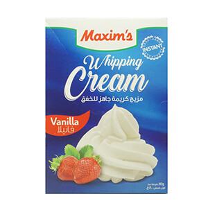 Maxim's Whipping Cream Vanilla 80G