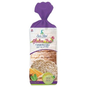 Sea Slim 7 Cereals Rice Cakes Gluten Free 150G