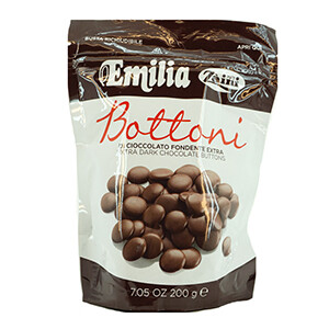 Zaini Emilia Bottoni Dark Choco 200G