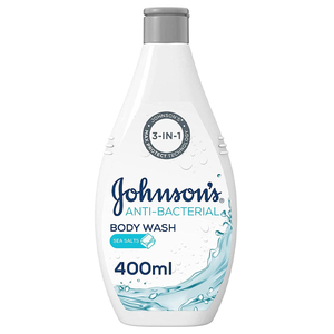 Johnson's Body Wash Antibacterial Sea Salt 400Ml