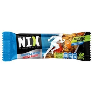 Nix Fruits & Nuts + Collagen Bar Gluten Free 40G