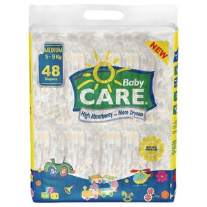 Baby Care Giant Medium 48 Diapers 5-9 Kg