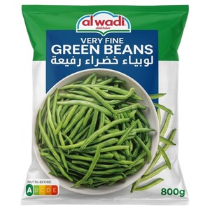 Al Wadi Al Akhdar Frozen Very Fine Green Beans 800G