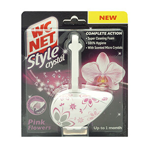 Wc Net Style Crystal Block Pink Flowers 36.5G