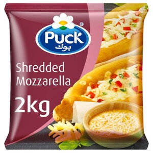 Puck Shredded Mozzarella Cheese 2Kg