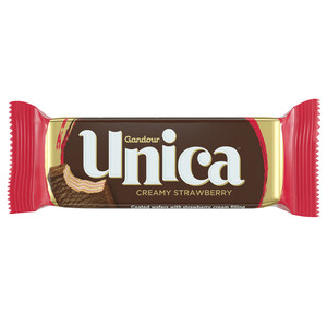 Gandour Unica Wafer Creamy Strawberry 24G