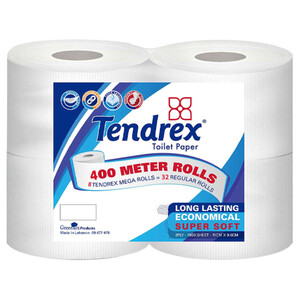 Tendrex Toilet Paper Eco Prime Long Lasting 8 Rolls