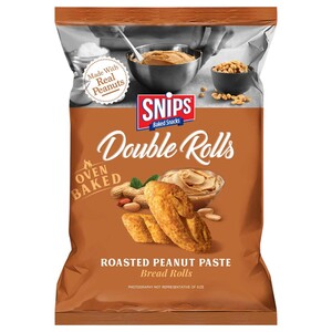 Snips Double Bread Rolls Roasted Peanut Paste 80G