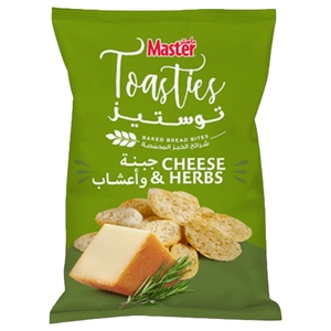Master Toasties Baked Bread Cheese & Herbs 35G